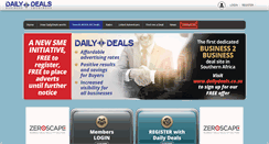 Desktop Screenshot of dailydeals.co.za