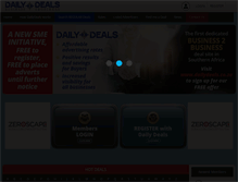 Tablet Screenshot of dailydeals.co.za