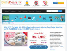 Tablet Screenshot of dailydeals.lk